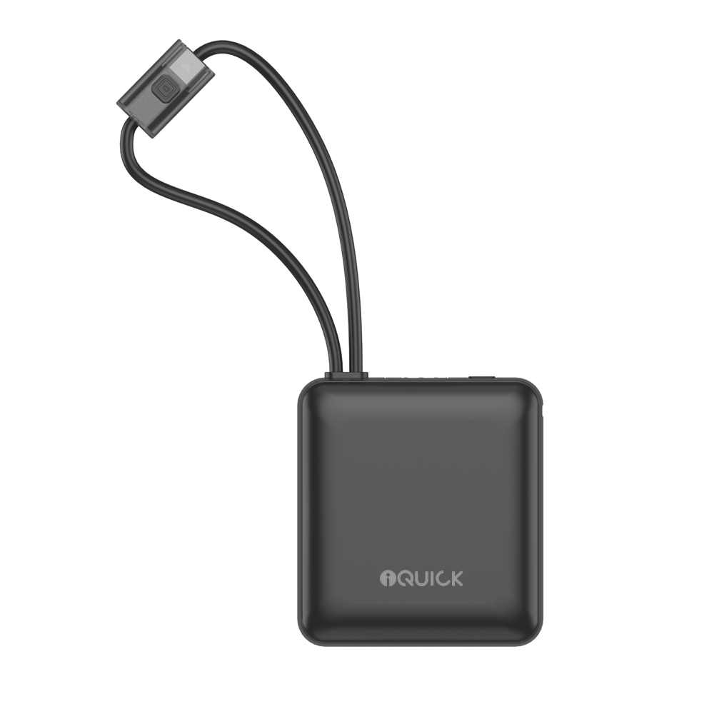 iQuick Built-in Type-C and Lightning Cables Power Bank 10000mAh 22.5W